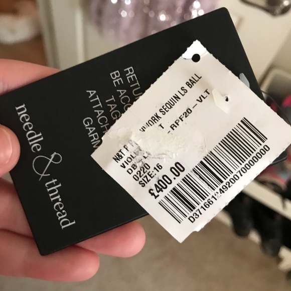 NWOT Embellished Midaxi Dress With Fluted Sleeve - Picture 5 of 5